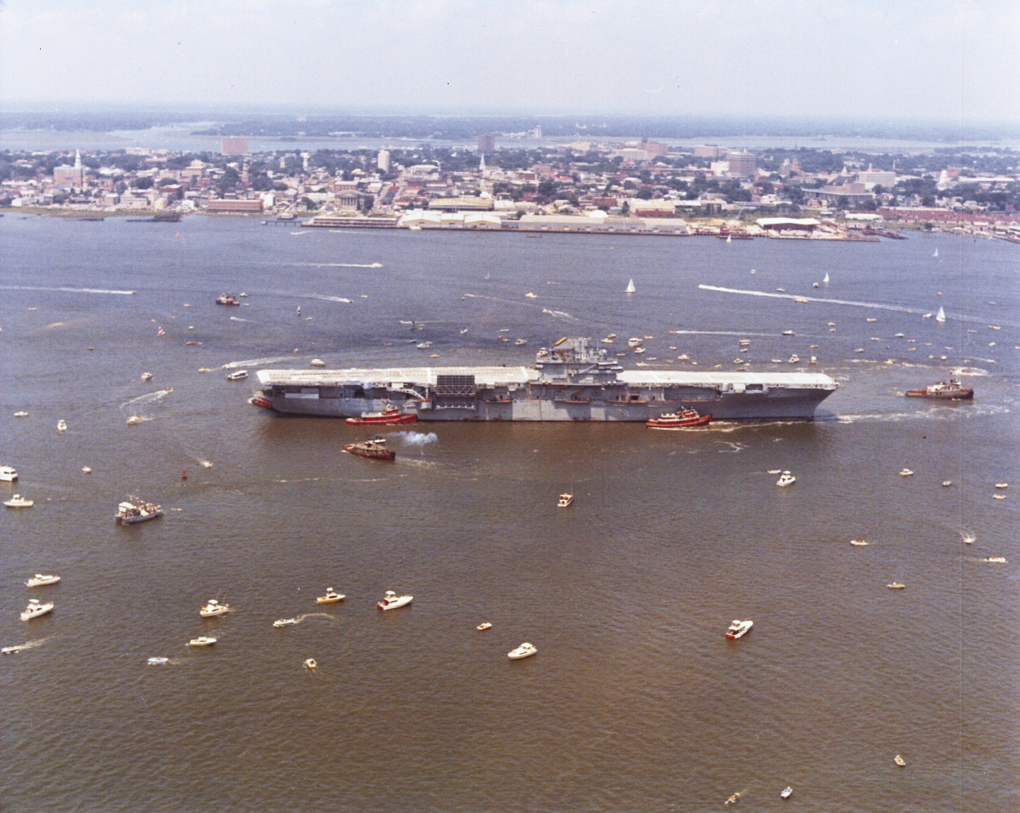 June 15,1975: the day the USS Yorktown arrived in Charleston Harbor