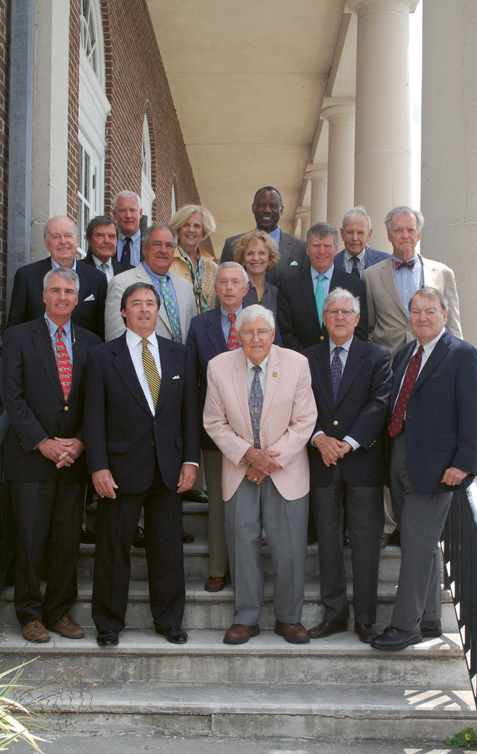 With HCF past board presidents at the annual Past Presidents Luncheon at the Missroon House this year