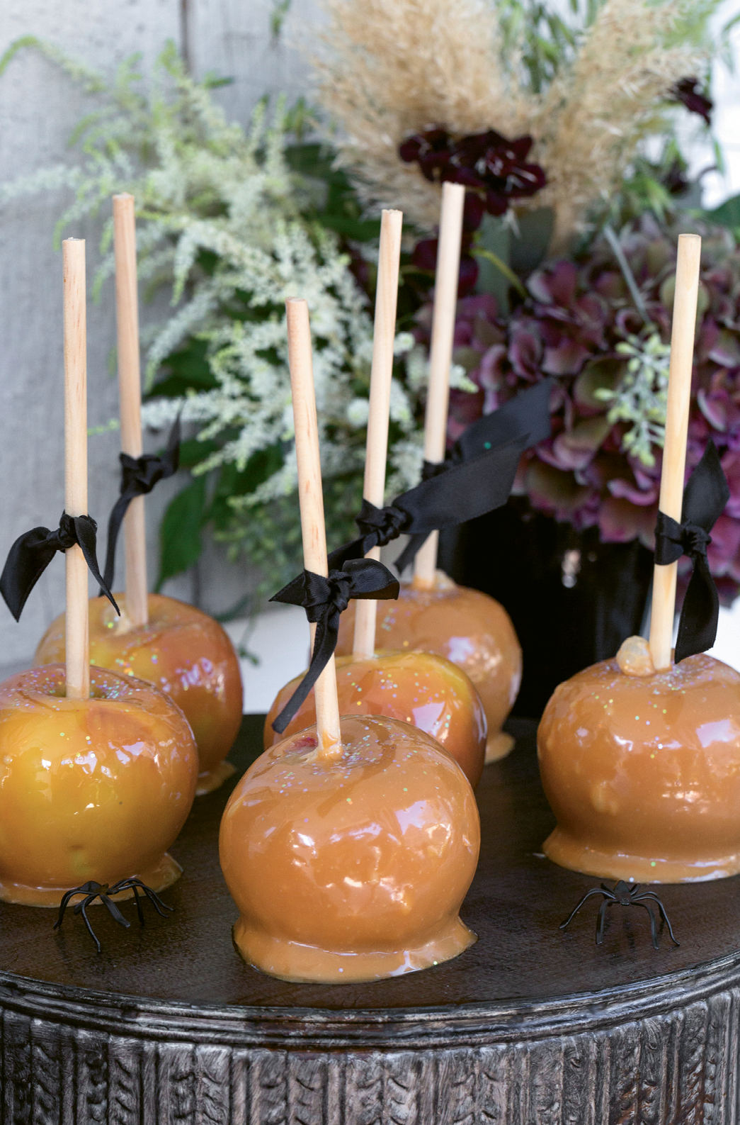 Caramel apples and candy rounded out the sweets.