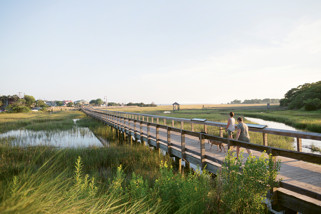 Phase One of the Town of Mount Pleasant’s Shem Creek Park, including 2,200 feet of boardwalk, was completed in October 2012.