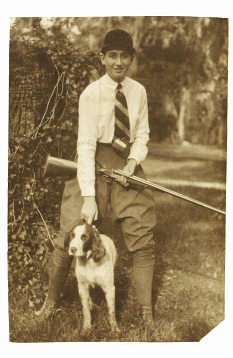 Belle hunting at Hobcaw in 1913