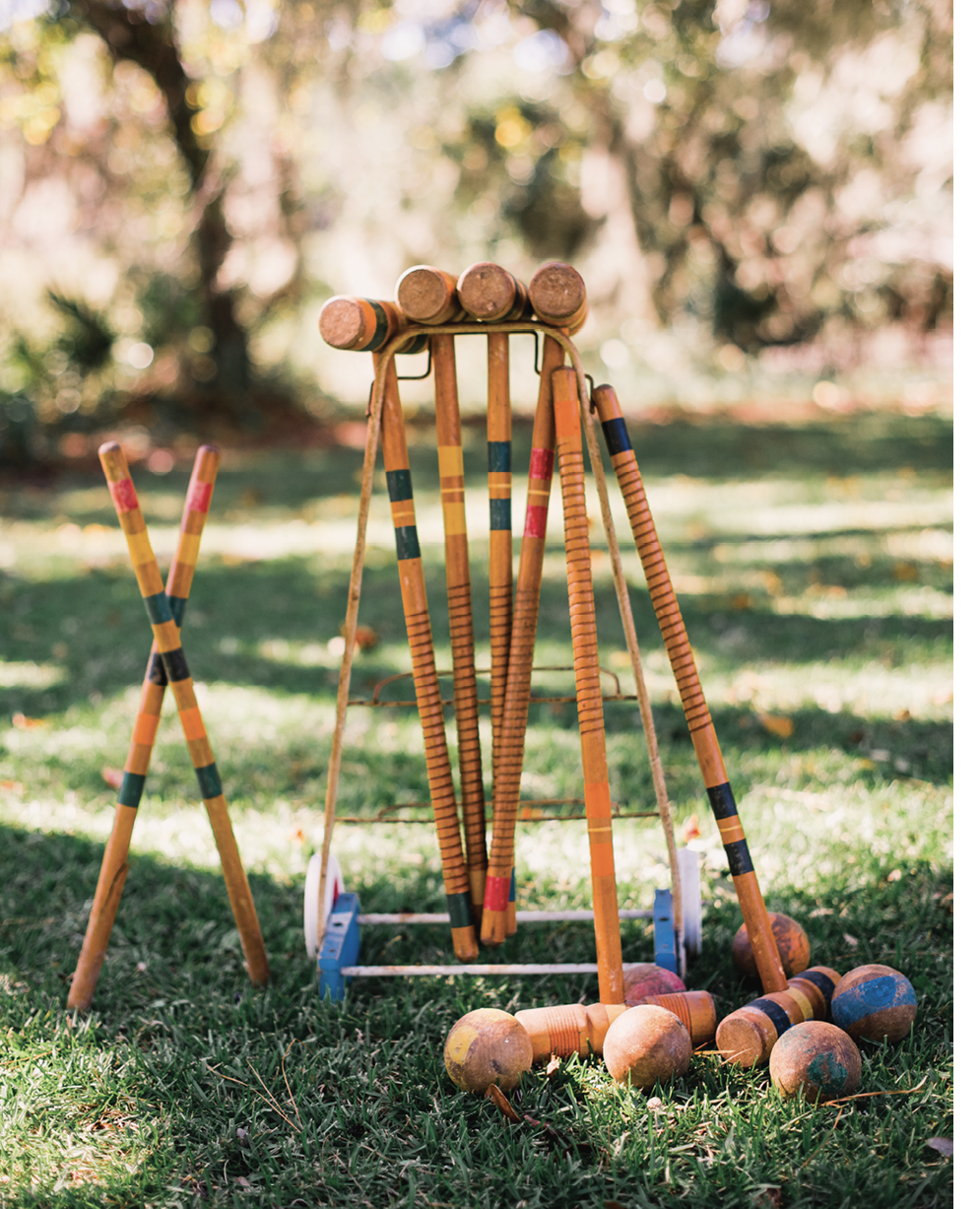 ...play croquet while staying distanced.