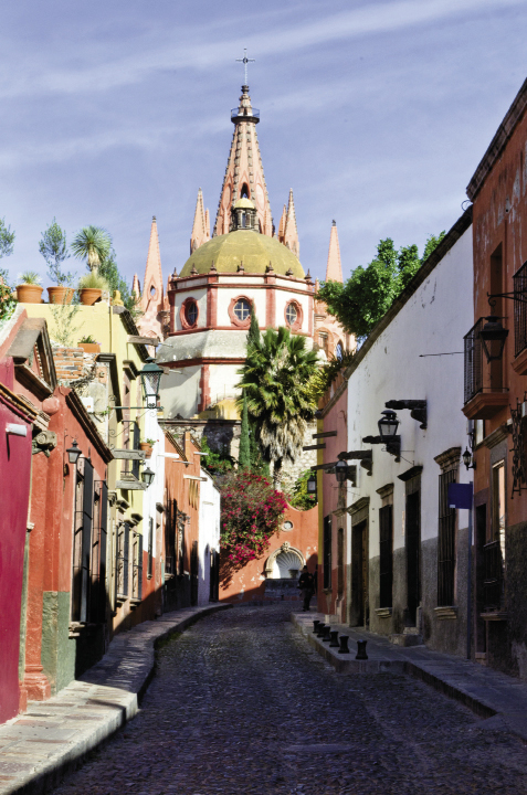 The streets of Centro Histórico are lined with architectural gems and centuries-old doorways on steep cobbled lanes.