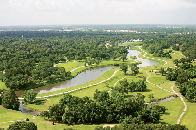 The Brays Bayou Project in Houston aims to link parks and trails along the waterway to improve flood control, economic development, and community quality of life.
