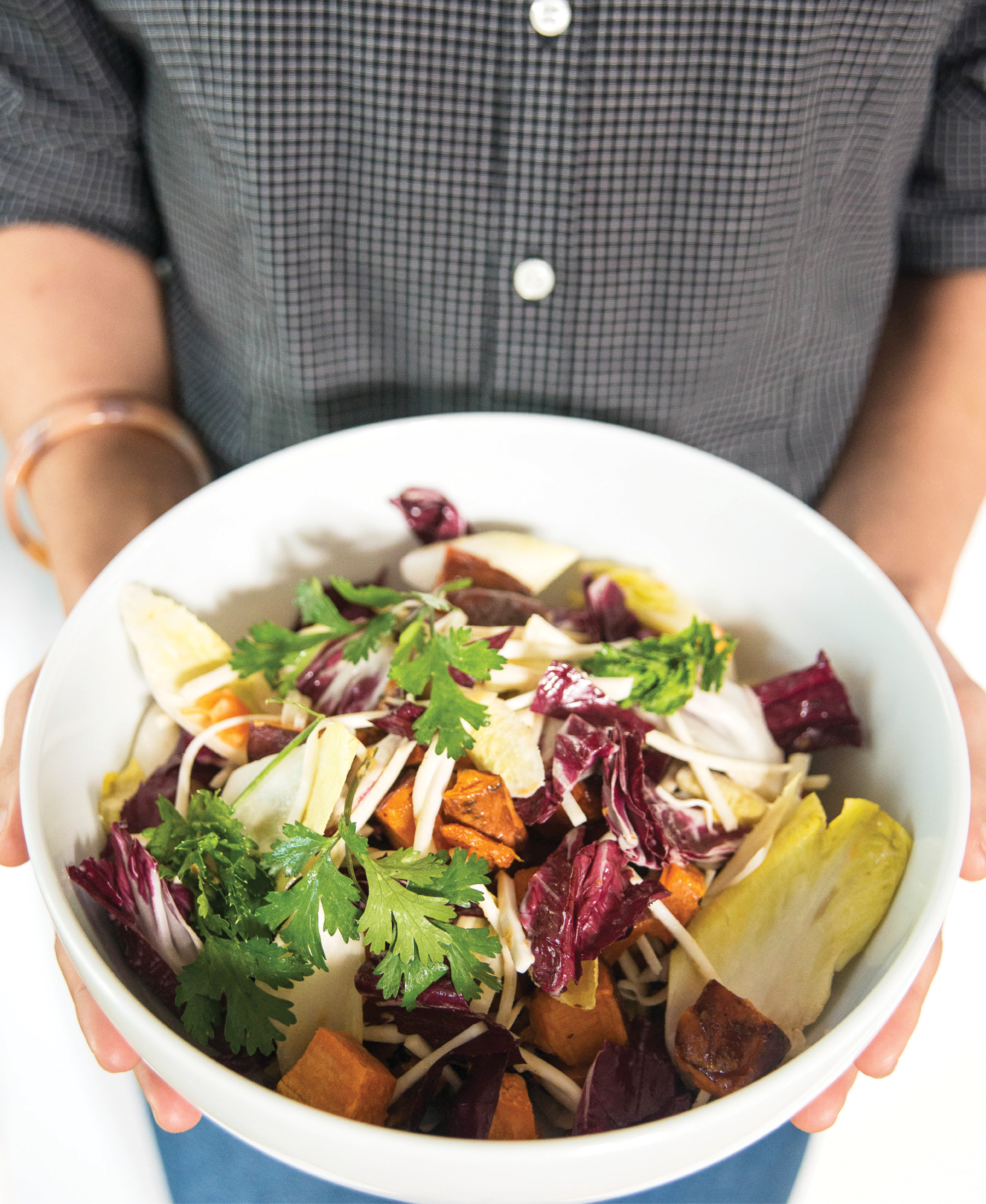 This celery  root and sweet potato salad was inspired by Walker and Li&#039;s time in Tokyo.