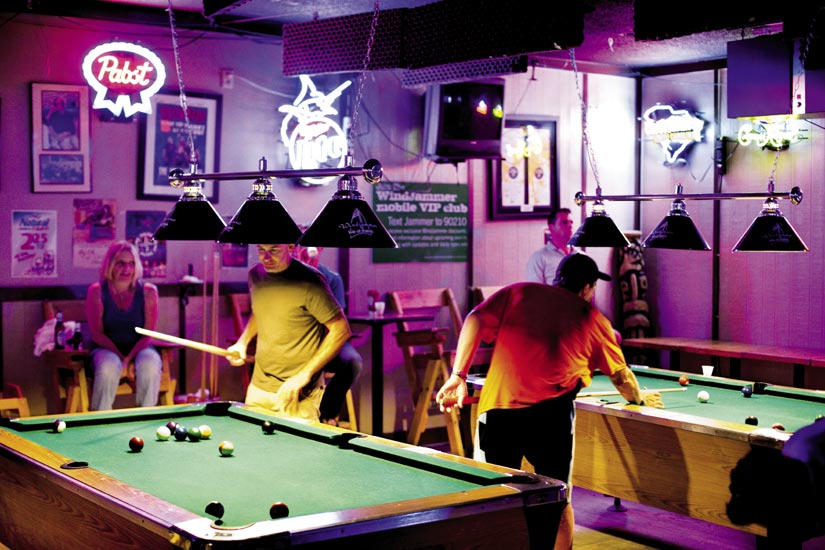 The Windjammer offers pool sharks additional entertainment.