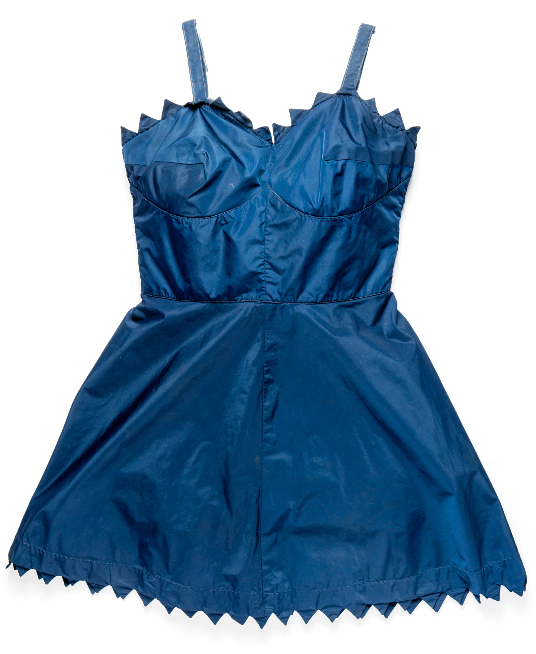 1930s - Isle of Palms and Folly Beach were awakening into hot destinations for fun in the sun and surf during the decade in which this taffeta frock debuted.