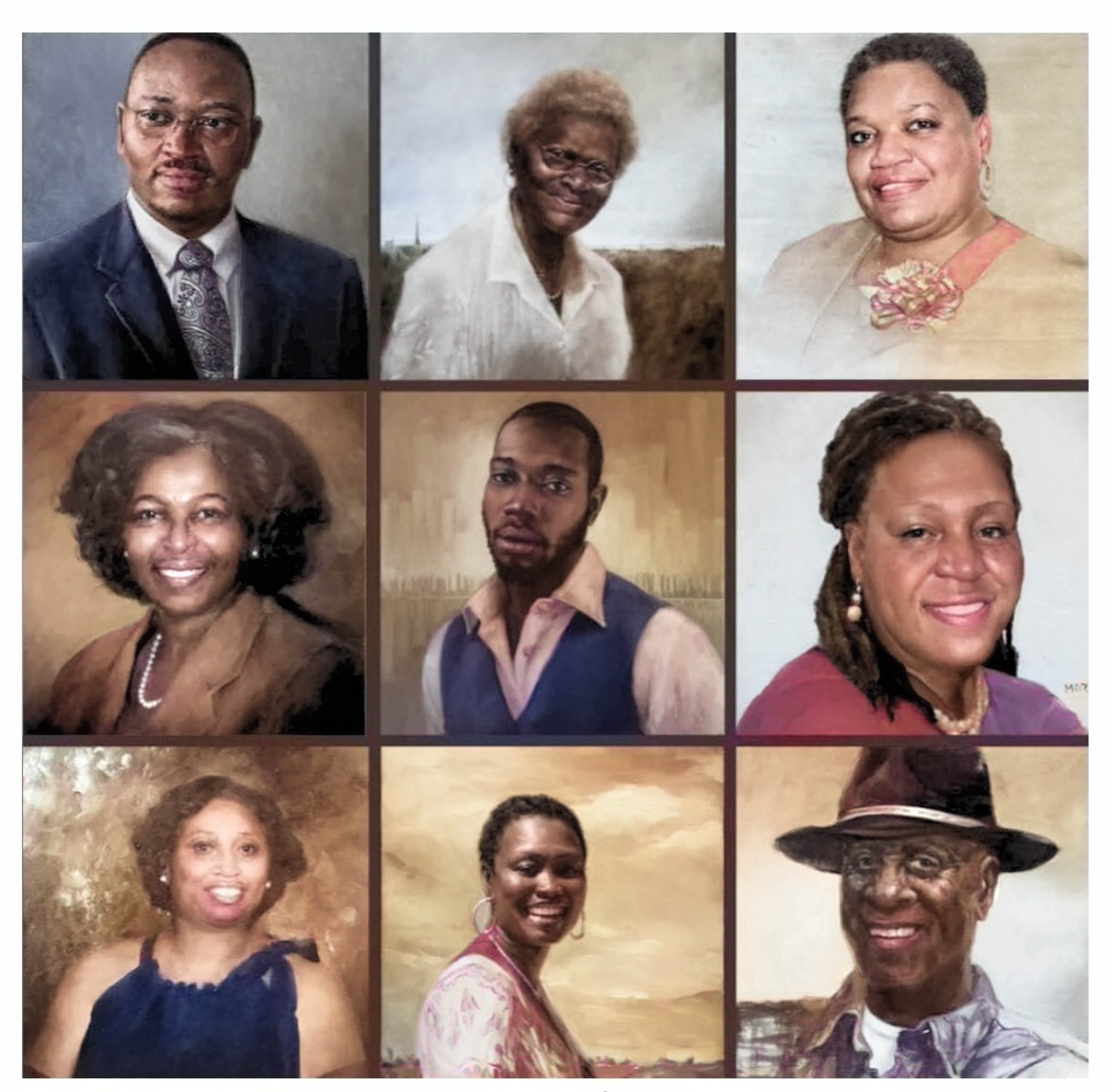 The Mother Emanuel Nine, Charlestonians who were slain during Bible study on June 17, 2015: Hon. Rev. Clementa Pinckney, Susie Jackson, Ethel Lance, Myra Thompson,  Tywanza Sanders, Rev. DePayne Middleton-Doctor, Cynthia Graham Hurd, Rev. Sharonda Coleman-Singleton, and Rev. Daniel Simmons Sr.