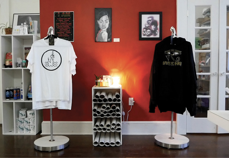 Noir Collective is a Black-owned shop and gallery.