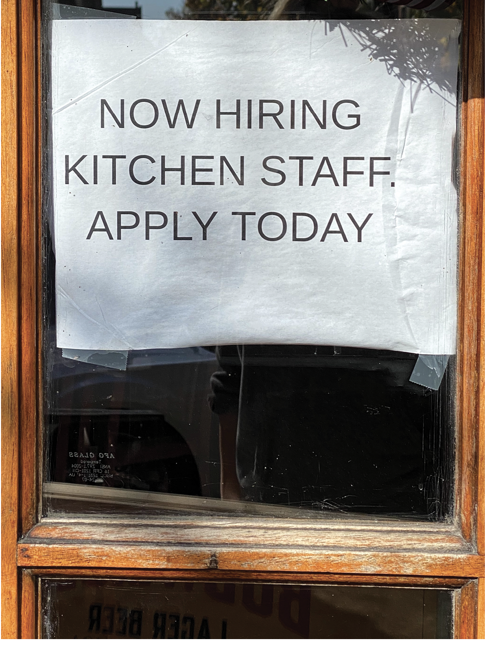 Help Wanted: The demand for kitchen staff continues to pose a problem as many have left the industry in what some call a “turnover contagion.”