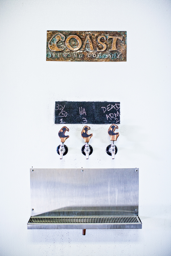 COAST&#039;s the tap wall. The cooper sign was made by David Springer.