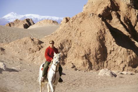 The Atacama Desert in Chile.