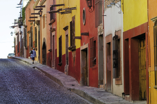 The streets of Centro Histórico are lined with architectural gems and centuries-old doorways on steep cobbled lanes.
