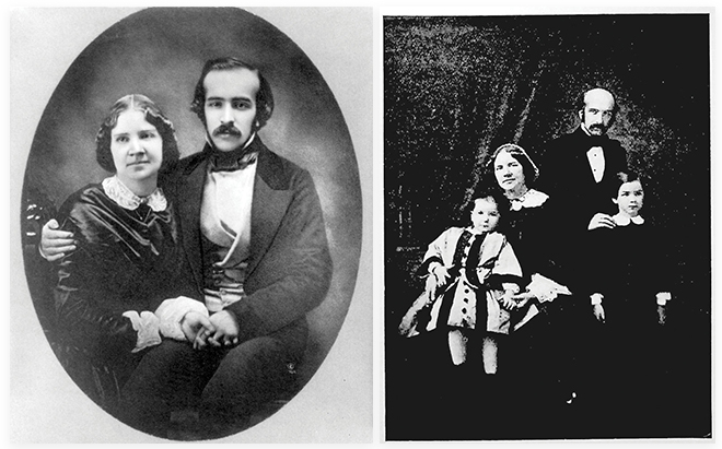 In 1852, Lind married her second accompanist, Otto Goldschmidt. The couple (above with two of their three children) lived in Germany and England. She died in 1887 at age 67, bequeathing much of her wealth to help educate the poor.