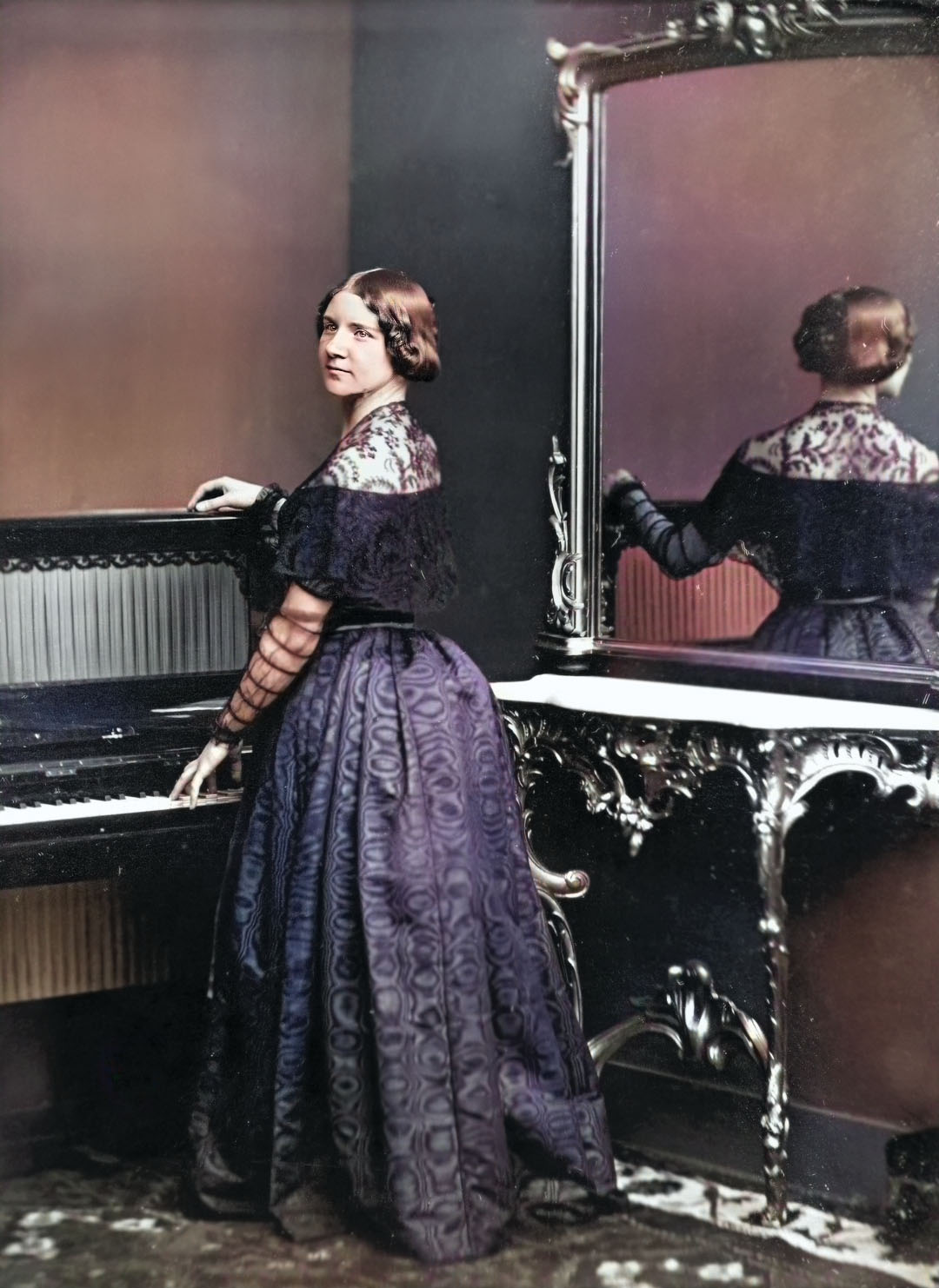 An 1848 daguerreotype of the European superstar by noted English photographer William Edward Kilburn, known for his portraits of the British Royal family.