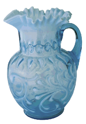 Turquoise pitcher and tumbler set