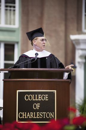 Lieutenant Governor McConnell addresses the CofC graduating class of 2013
