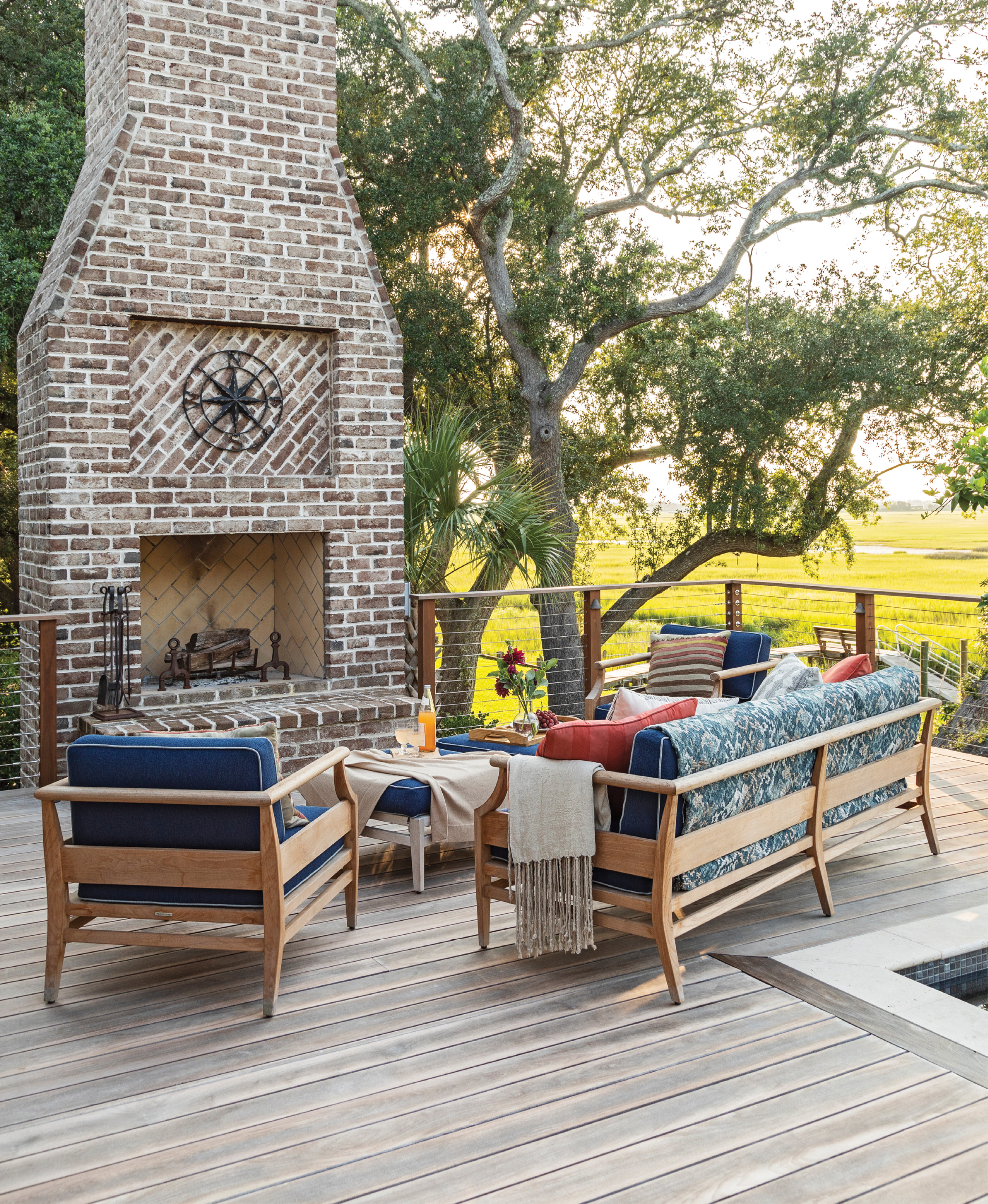 LOWCOUNTRY OASIS: A love of sailing, the Holy City, and outdoor living brought a Chicago couple back to James Island to build their forever home on an idyllic marsh-front lot.