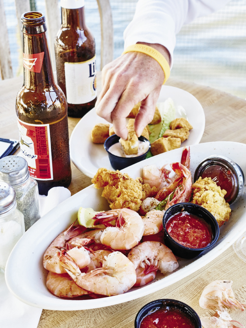 Edisto Island: Shrimp at Dockside Bar &amp; Grill
