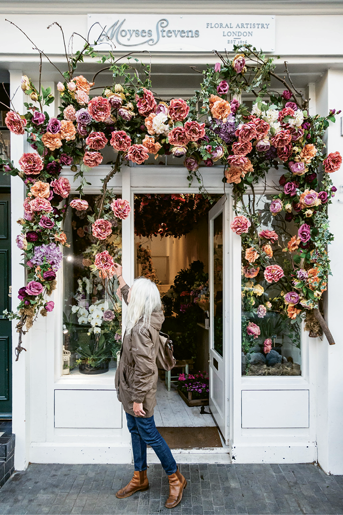 ...as well as prestigious florist Moyses Stevens, with even more blooms on display during the spring Chelsea Flower Show