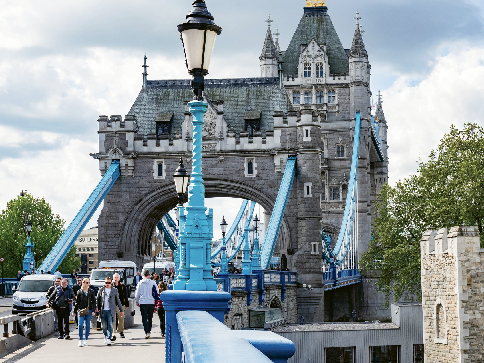 Following the River Thames, travelers can get close-up views of some of London’s iconic buildings, including the Tower Bridge...