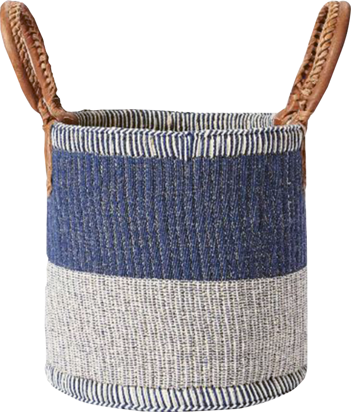“Huntington” basket by Serena and Lily, $148  (for 14- x 16-inch size) at  serenaandlily.com