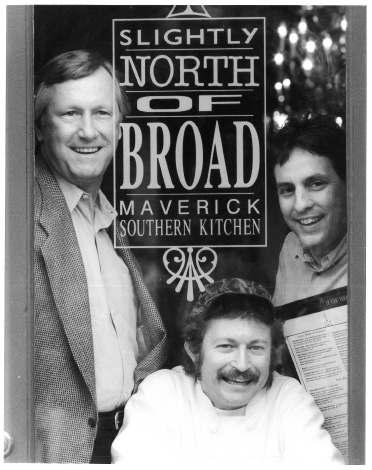 Maverick Southern Kitchen partners Dick Elliot, Frank Lee, and David Marconi in the mid-’90s
