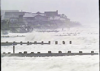 Local television and radio stations broadcast nonstop with evacuation instructions. Charleston County Council chair Linda Lombard was on camera constantly, shouting the message: “LEAVE! Leave NOW!” Heavy wave action with eight- to 10-foot swells buffeted the Folly Beach coastline