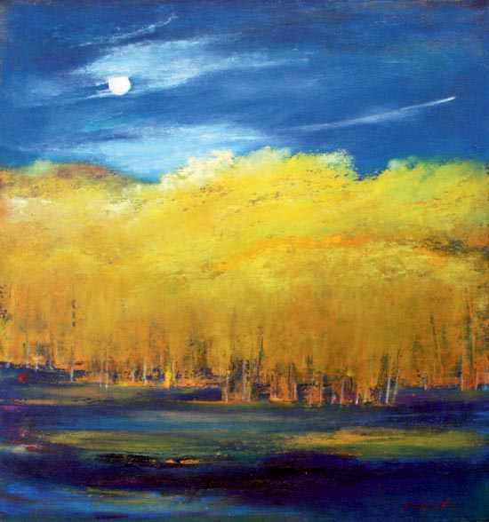After Midnight, 2009, 40&quot; x 40&quot;, oil on canvas
