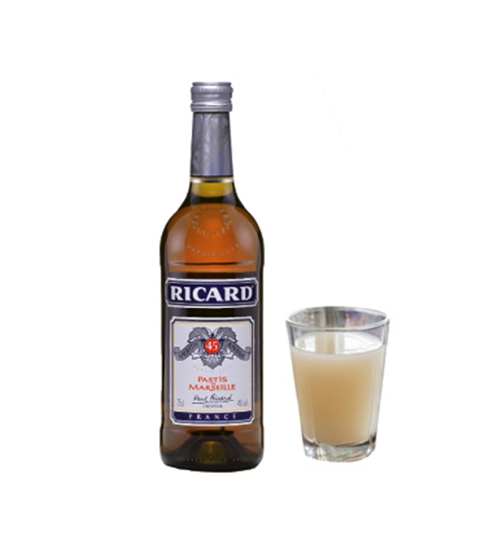 Nostalgic Sip - “Pastis is a classic drink in France. I pour it over ice, mix it with a little bit of soda water. It’s perfect for a hot day.”