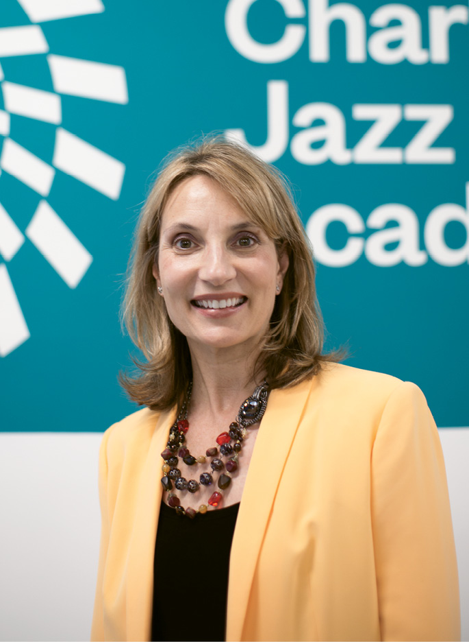 Mary Beth Natarajan, the executive director of Charleston Jazz