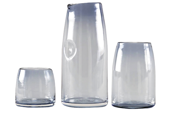 Glassware from The Commons’ Shelter Collection