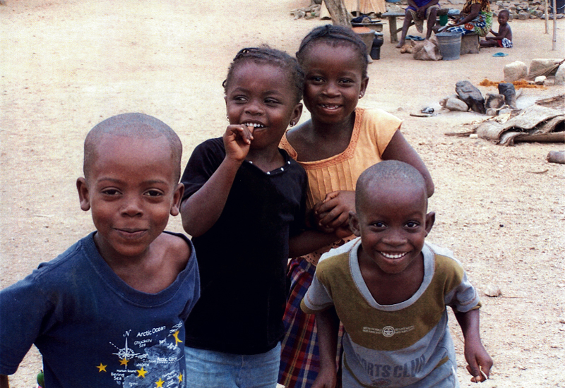 Despite ravishment from disease and wilting poverty, hope for Ghana is reflected in the smiles of its children.
