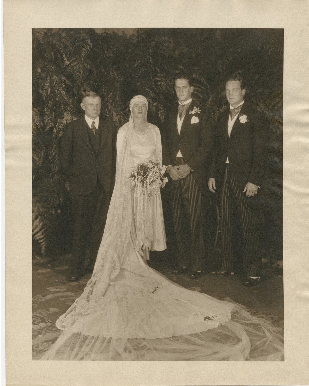 Gertrude and Sidney’s wedding portrait, 1929