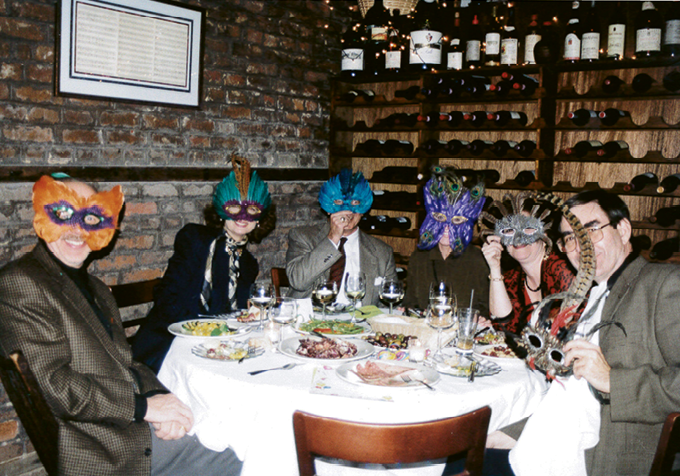 Patrons always had a ball, especially during Carnevale-themed dinners.