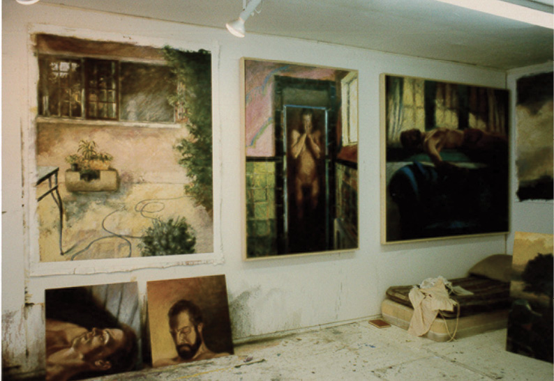 A range of works in her King Street space in 1986