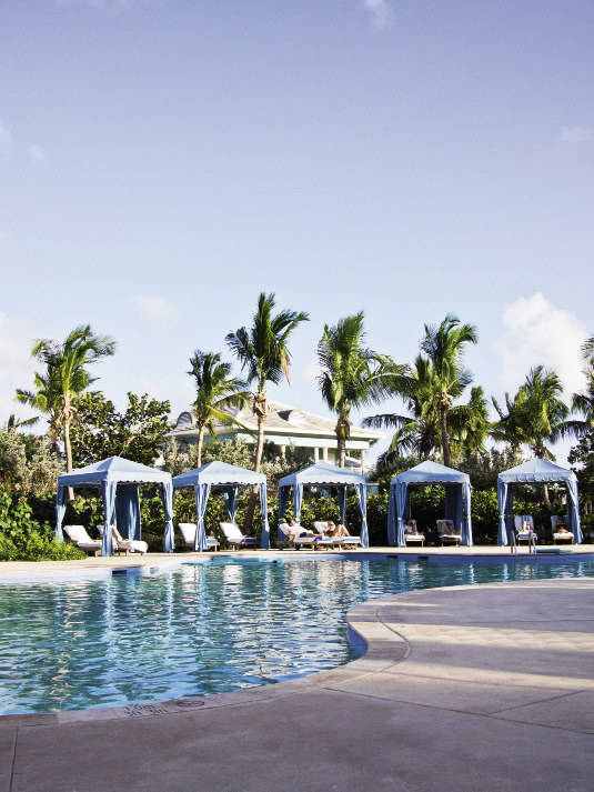 Of the resort’s three pool areas, the tucked-away “quiet pool” offers the most relaxation.