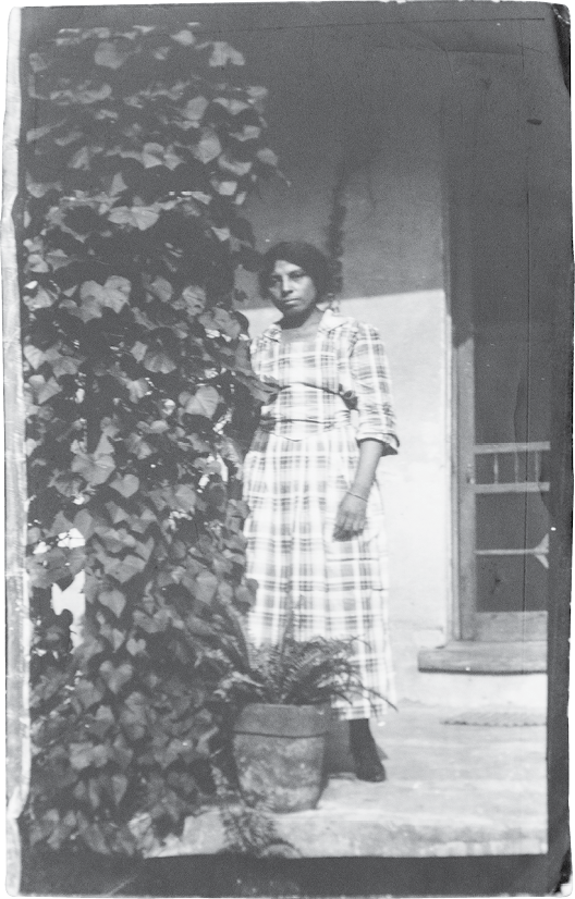 Edmund took this photograph of his stepmother, Eloise Harleston Jenkins, in Charleston in 1924.