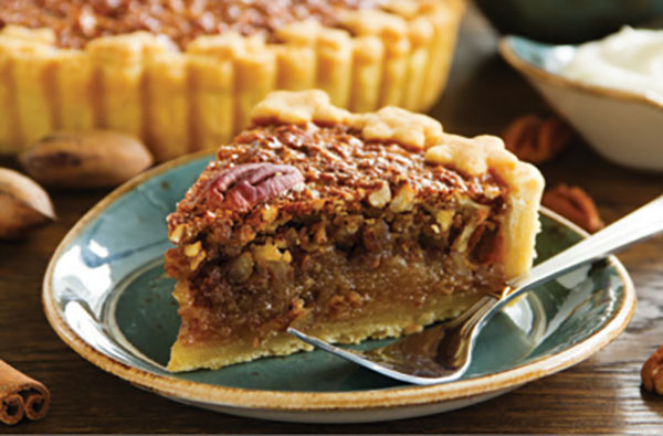 Comfort Food: “My grandmother made the best pecan pie from scratch; it’s still my favorite to this day.”
