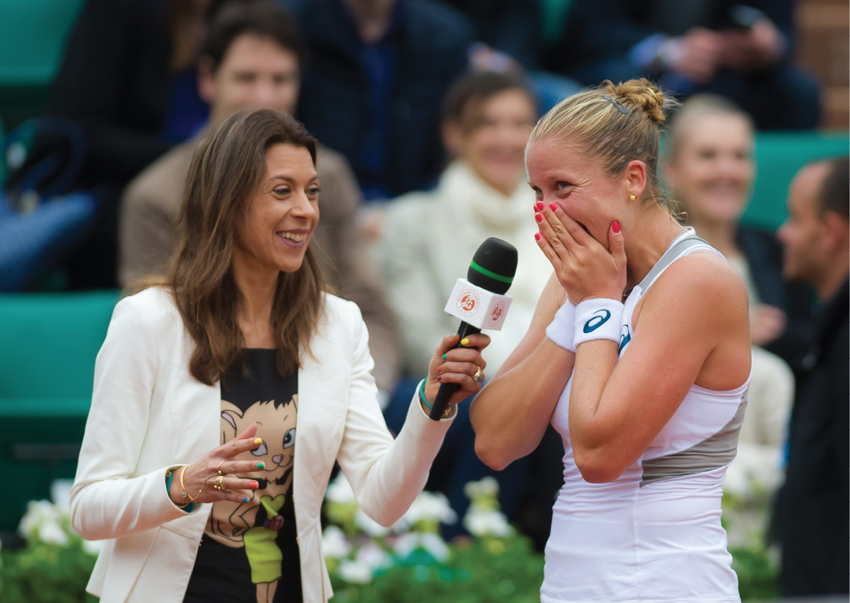During her French Open on-court interview with Marion Bartoli after her win into the quarterfinals, Rogers tearfully said, “I always dreamed it would happen, but I’m not sure I thought I could.”