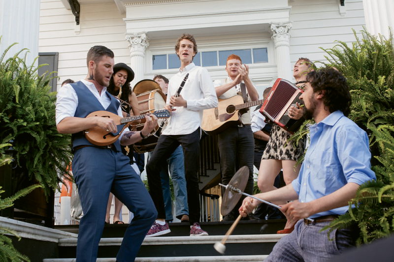 Members of the cast gave a special performance during the soirée.