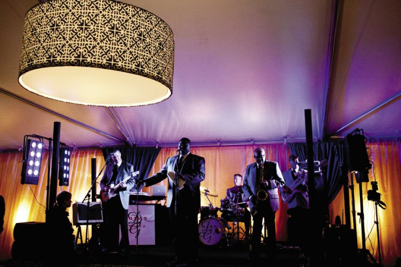 HIT IT, BOYZ: “The band was out of this world,” says Jessica of the group Deas Guyz.