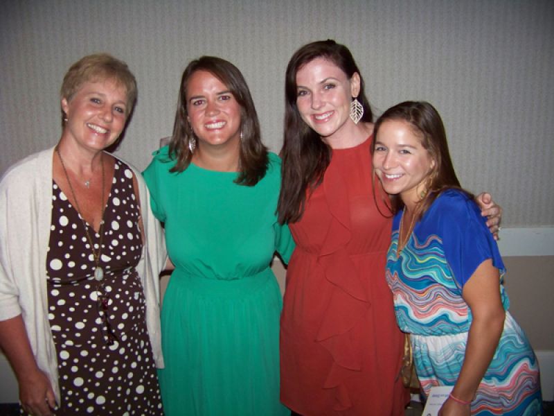 Debbie Edwards, Martha Bratton, Elisabeth Poole and Laura Beacham