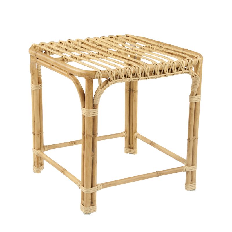 Savannah Collection by Kingsley Bate rattan side table, price upon request at GDC