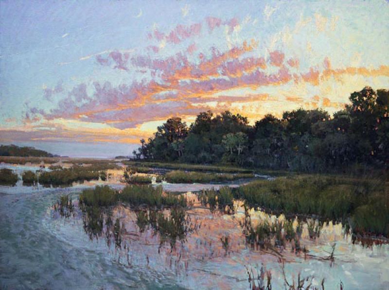 West Fraser  (<a href="http://www.westfraserstudio.com">www.westfraserstudio.com</a>) Carolina Red, date, oil on linen panel, 36 x 48 inches