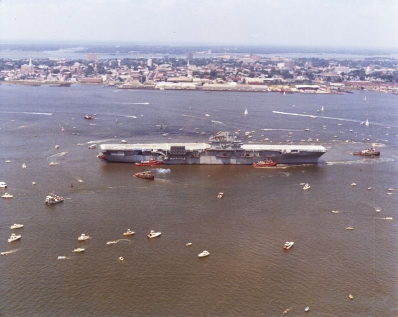 June 15,1975: the day the USS Yorktown arrived in Charleston Harbor