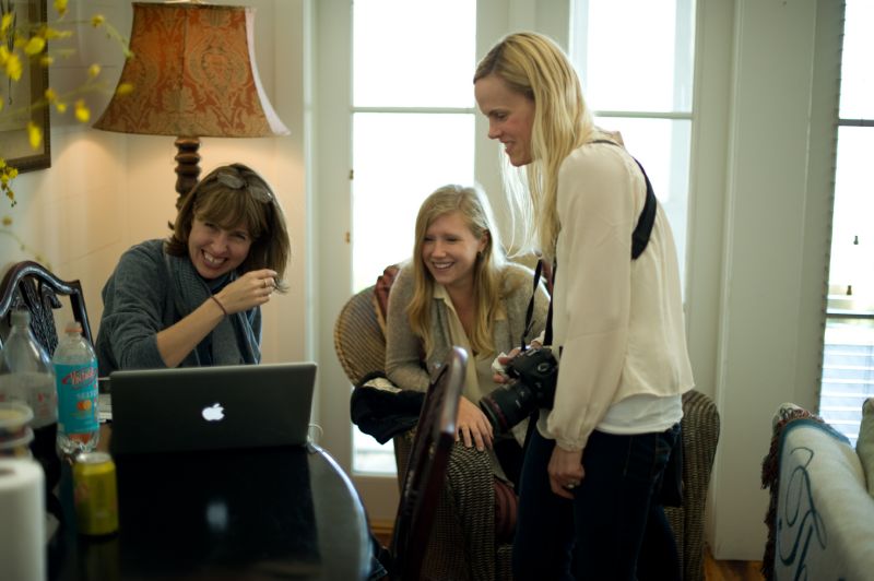 In between shots, we all headed inside to warm up, and shared our favorite goofy YouTube videos. Given it was almost Christmas, there were some Muppet-Cee Lo songs, then the “Ain’t Nobody Got Time for That” Auto-Tune remix and the grape-stomping reporter. Just so you know. Photograph by Ruta Elvikyte