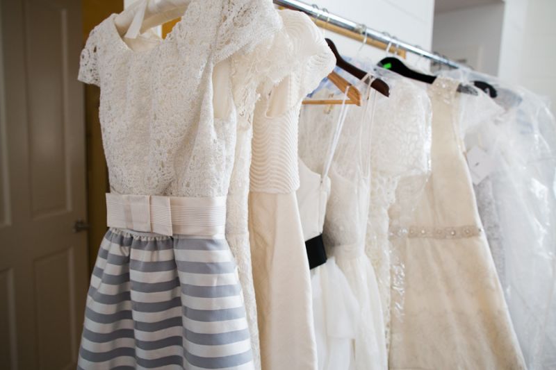 Love that striped number from LulaKate! Image by Juliet Elizabeth Photography