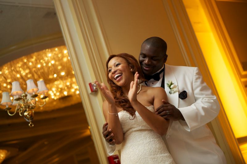 MEANT TO BE: Of what she remembers most from the day, Richelle says, “The laughs and smiles on everyone’s faces.”