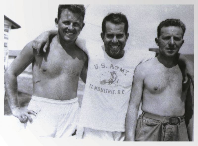 Soldiers stationed at Fort Moultrie, circa 1940